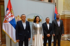1. новембар 2016. Председник и чланови Одбора за дијаспору и Србе у региону са српским послаником Скупштине покрајине и града Беча